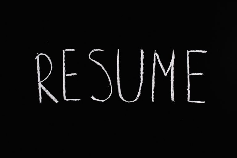curriculum vitae (CV)